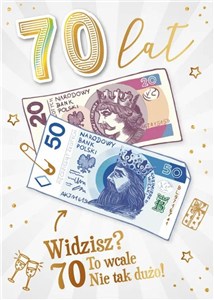 Picture of Karnet Urodziny 70