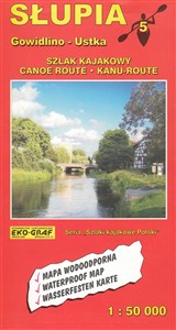 Obrazek Słupia mapa kajakowa 1:50 000