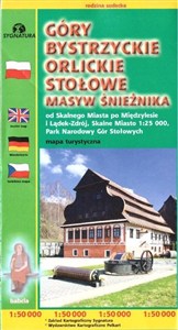 Obrazek Góry Bystrzyckie Orlickie Stołowe Masyw Śnieżnika od Skalnego Miasta po Międzylesie i Lądek Zdrój. Skalne Miasto, P.N.Gór Stołowych