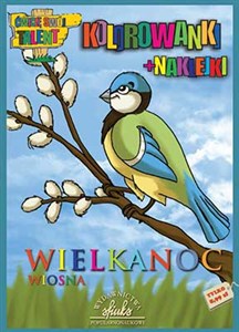 Obrazek Kolorowanki wielkanocne z naklejkami Wiosna