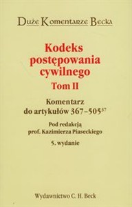 Obrazek Kodeks postępowania cywilnego t.2