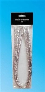 Picture of Druty chenille srebrne 9mmx50cm 10szt