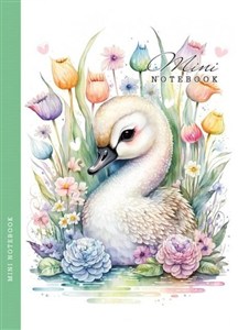 Picture of Notatnik 128x165/64K kratka łabędź FRESH