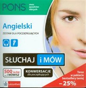 Obrazek Słuchaj i mów Angielski zestaw dla początkujących