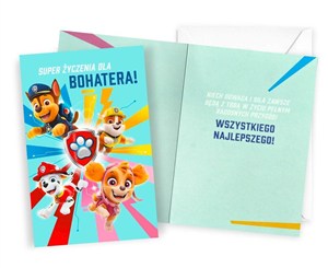 Obrazek Karnet Urodziny Psi Patrol