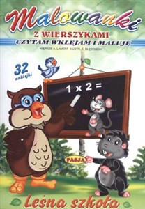 Picture of Lesna szkoła Malowanka z wierszykami