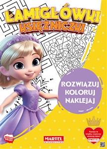 Obrazek Łamigłówki księżniczki z naklejkami