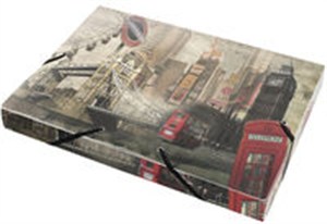 Picture of Teczka A4 box na gumkę z nadrukiem