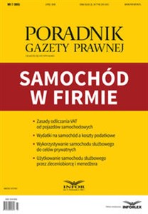 Picture of Samochód w firmie Poradnik Gazety Prawnej 7/2018
