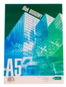 Obrazek Blok biurowy A5/50 arkuszy kratka D.RECT