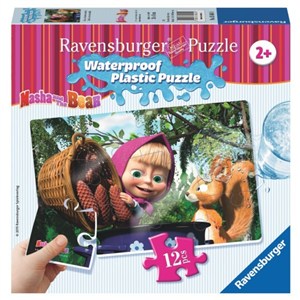 Obrazek Puzzle Masza i Niedźwiedź 12 elementów