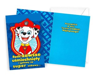 Obrazek Karnet Urodziny Psi Patrol