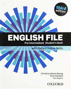 Obrazek English File 3E Pre-Interm SB + online practice