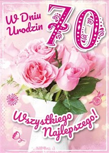 Picture of Karnet Urodziny 70