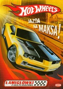 Obrazek Hot Wheels Jazda na maksa Łamigłówki z grą planszową. HW-1