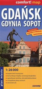 Obrazek Gdańsk Gdynia Sopot plan miasta 1:26 000