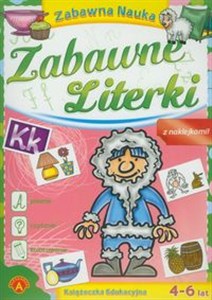 Picture of Zabawne literki z naklejkami 4-6 lat