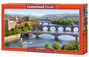Obrazek Puzzle Vltava Bridges in Prague 4000