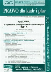Picture of Ustawa o systemie ubezpieczeń społecznych 2010