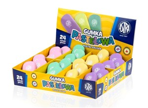 Picture of Gumka pastelowa (24szt) ASTRA