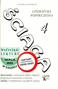 Obrazek Ściąga 4 Literatura współczesna Liceum technikum