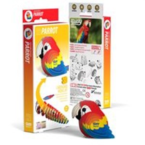 Obrazek Papuga Eugy Eko Układanka 3D