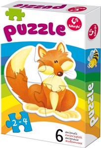 Obrazek Pierwsze Puzzle 6 zwierzątek