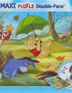 Obrazek Puzzle dwustronne maxi 2w1 108 Winnie Pooh