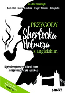 Obrazek Przygody Sherlocka Holmesa z angielskim Najsłynniejszy detektyw w historii świata  pomaga w nauce języka angielskiego