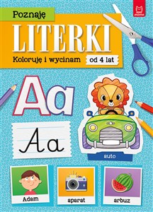 Obrazek Poznaję literki Koloruję i wycinam