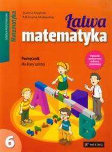 Obrazek Łatwa matematyka 6 Podręcznik Szkoła podstawowa