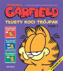 Obrazek Garfield. Tłusty koci trójpak. Tom 1