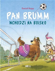 Obrazek Pan Brumm wchodzi na boisko. Pan Brumm