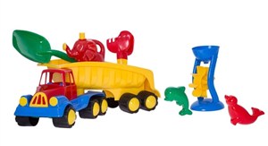 Picture of Samochód z naczepą i akcesoriami MIX