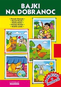 Obrazek Bajki na dobranoc Piesek Osesek. Kucyk Pucek. Kurka Koko. Psotny kotek. Królik Lolek