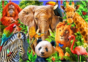 Obrazek Puzzle 500 Zwierzęta świata
