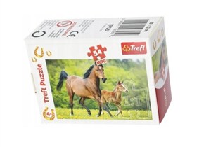 Obrazek Puzzle 54 mini Świat koni 2 TREFL