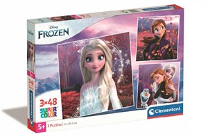 Obrazek Puzzle 3x48 Super Kolor Frozen