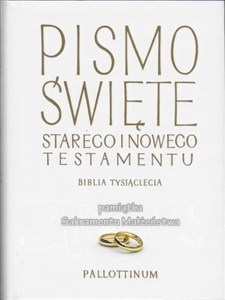 Picture of Biblia Tysiąclecia Pamiątka Sakramentu Małżeństwa