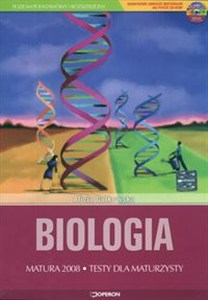 Obrazek Biologia Matura 2008 Testy z płytą CD Zakres podstawowy i rozszerzony
