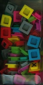 Picture of Puzzle silikonowe alfabet mix 100szt