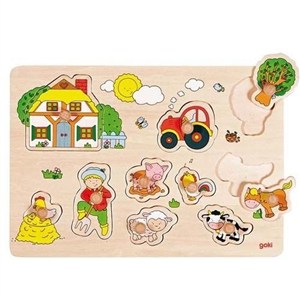 Obrazek Układanka z uchwytami gospodarstwo