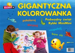 Obrazek Gigantyczna kolorowanka  Podwodny świat Rybki MiniMini