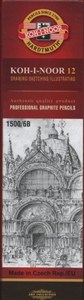 Obrazek Ołówki grafitowe 1500-6B 12 sztuk
