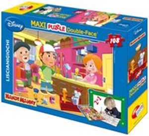 Obrazek Puzzle dwustronne maxi Maniek Złota Rączka 108