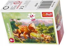 Obrazek Puzzle 54 mini Niesamowite dinozaury 2 TREFL