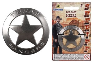 Picture of Metalowa odznaka szeryfa Texas Ranger 14/0