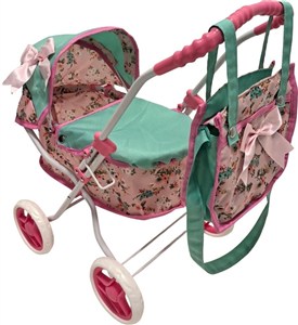 Picture of Wózek dla lalek głęboki z torbą