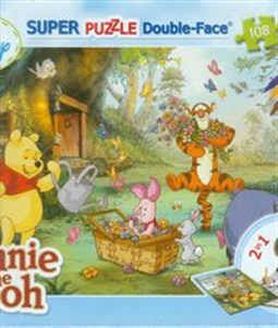 Picture of Puzzle dwustronne + mazaki 108 Kubuś Puchatek