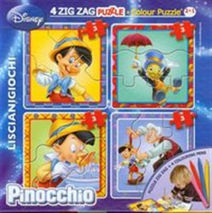 Picture of Puzzle Zig-Zag Colour Pinokio + flamastry